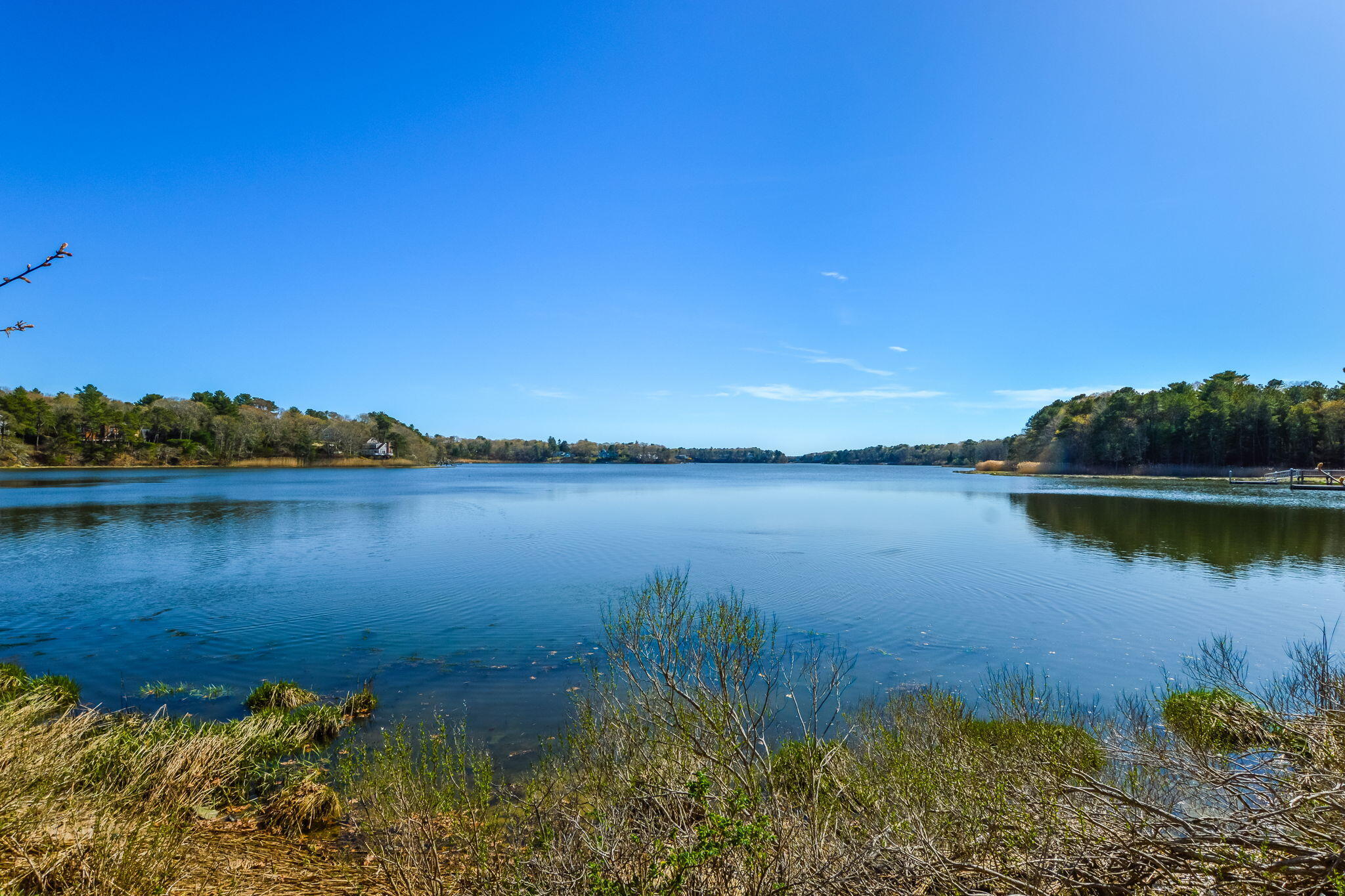 4 Riverview Avenue, Unit G Mashpee, MA 02649 - Photo 35 of 39 a view of a lake with a outdoor space