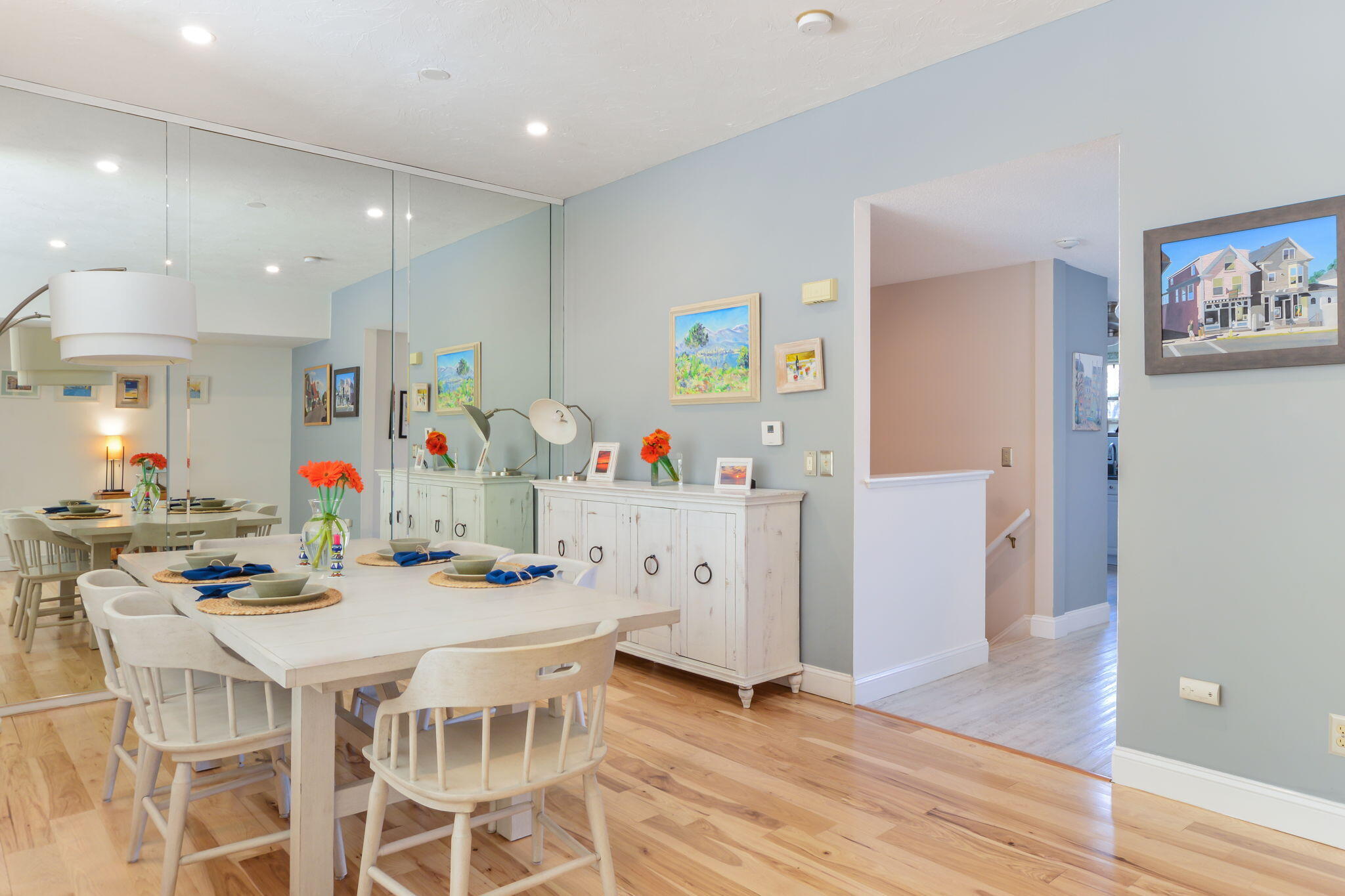 4 Riverview Avenue, Unit G Mashpee, MA 02649 - Photo 7 of 39 a dining room with furniture and wooden floor