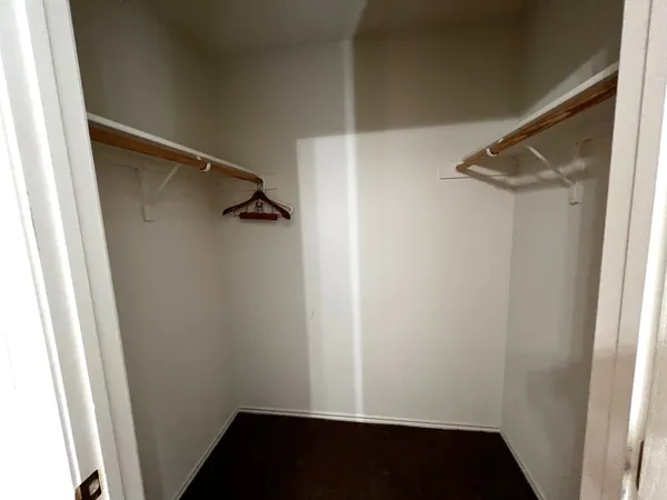 a view of walk in closet