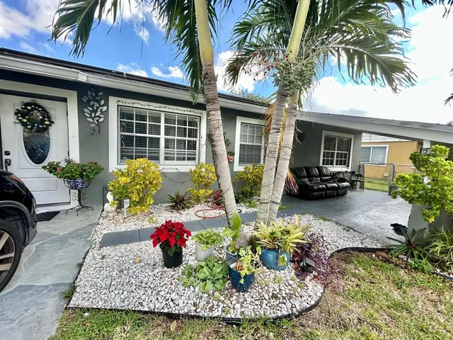 a view of a house with a patio