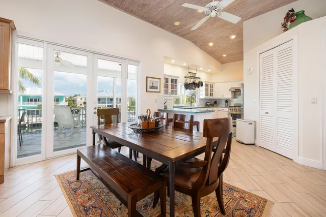 a kitchen with stainless steel appliances granite countertop a stove and a refrigerator