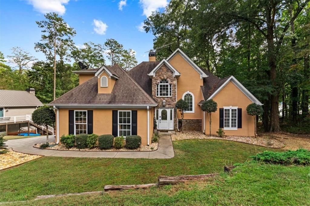front view of house with a yard