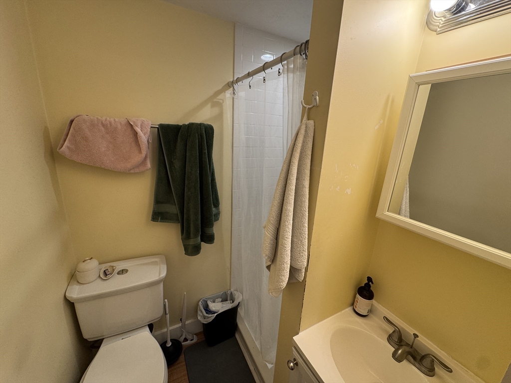 5 Blake Street, Unit 4 Cambridge, MA 02140 - Photo 12 of 14 a bathroom with a sink and toilet