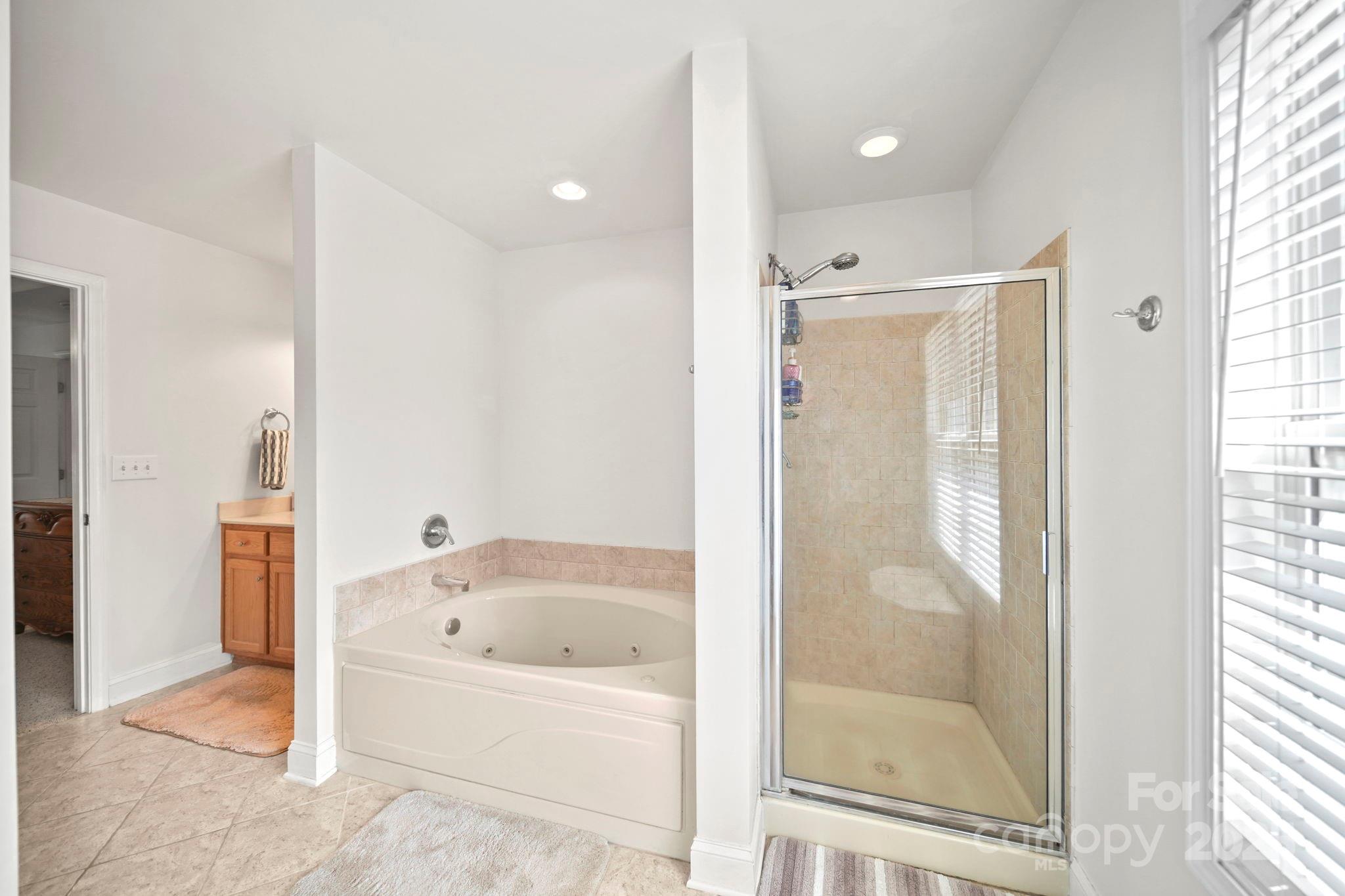 209 Lagoda Drive Locust, NC 28097 - Photo 28 of 43 a bathroom with a bathtub and a shower