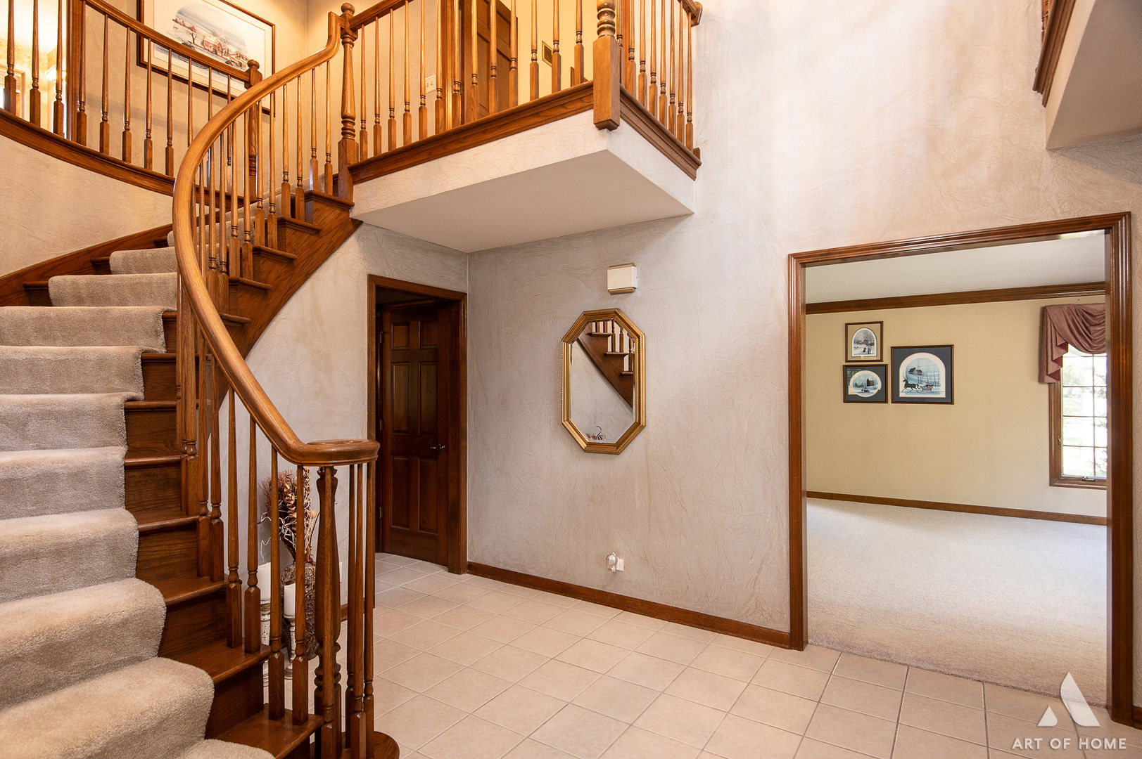 3112 Turnberry Road St. Charles, IL 60174 - Photo 35 of 77 a view of entryway with stairs and wooden floor