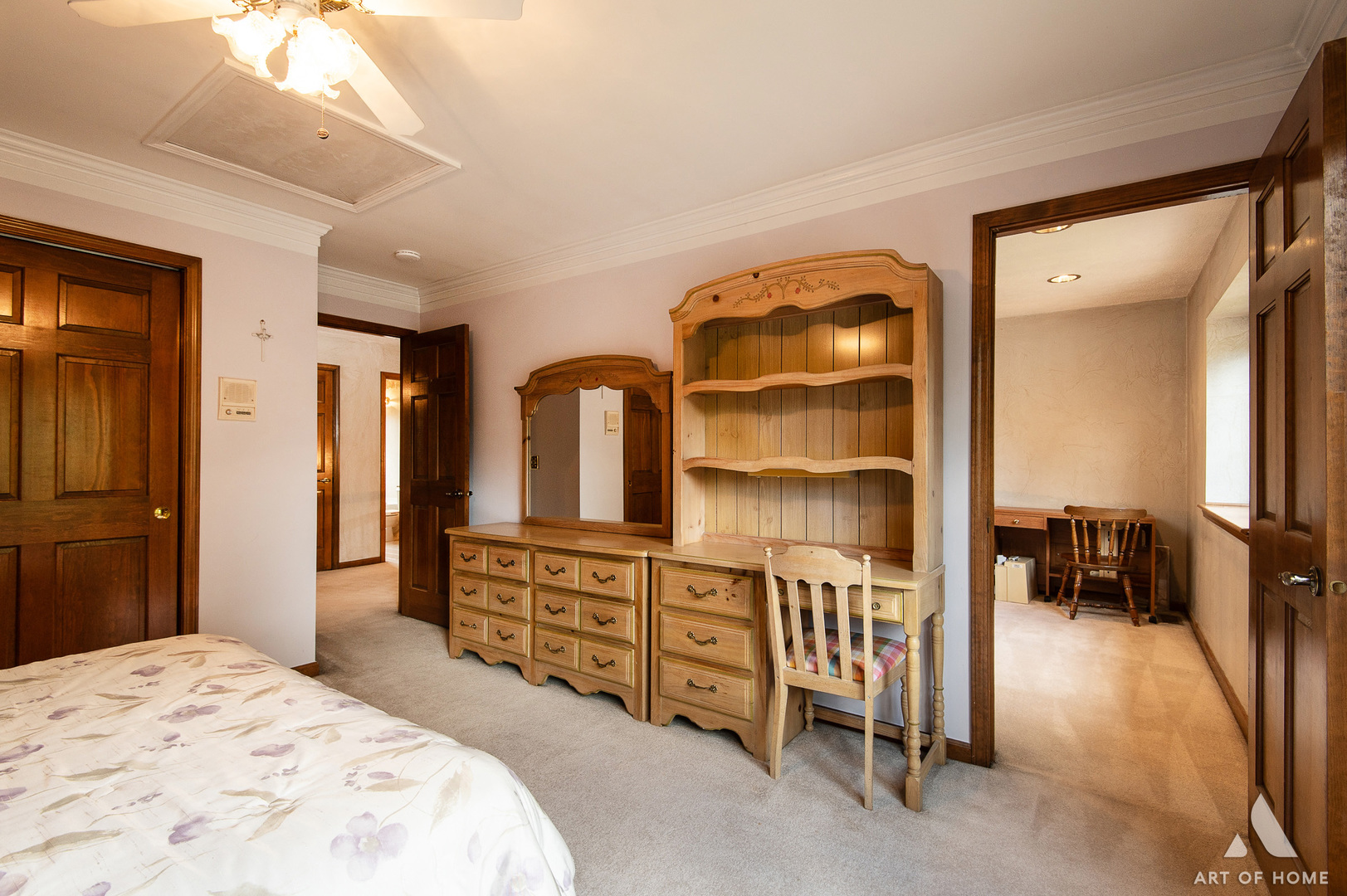 3112 Turnberry Road St. Charles, IL 60174 - Photo 51 of 77 a spacious bedroom with a bed and a cabinets