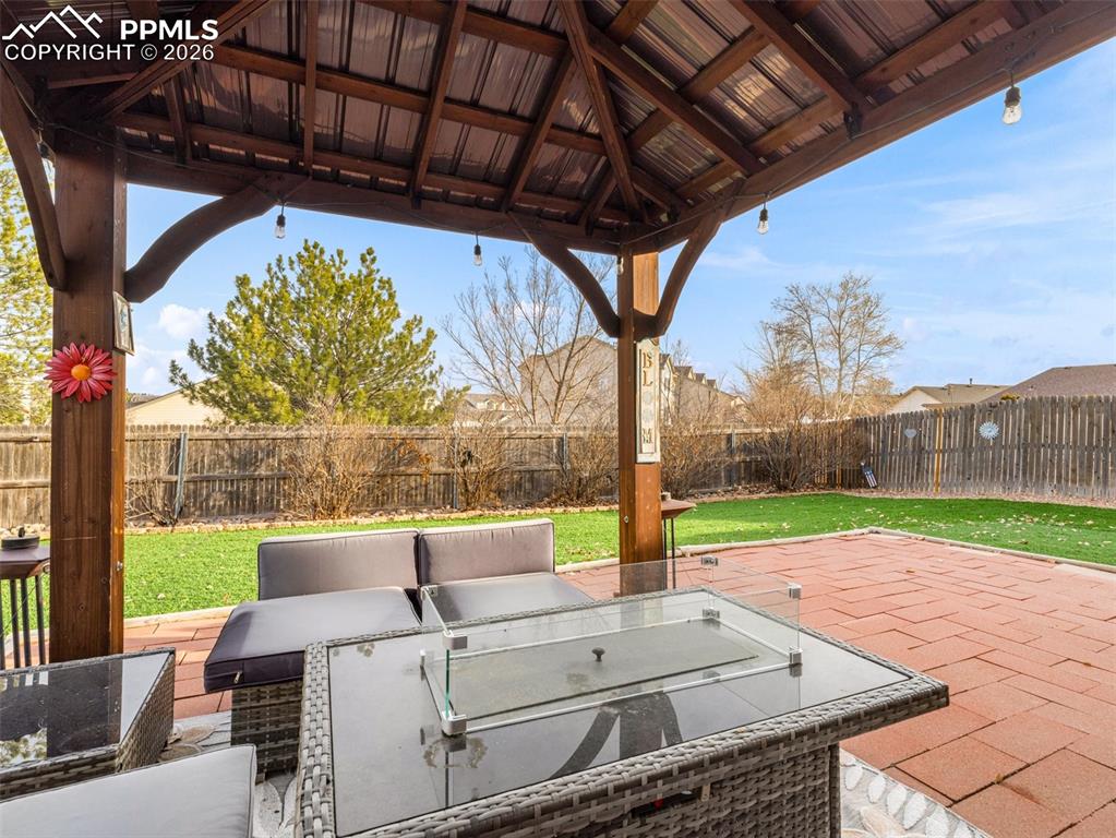5044 Landmark Road Pueblo, CO 81008 - Photo 23 of 25 a view of yard with patio