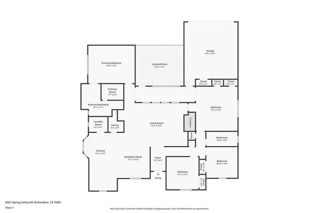 $520,000 | 900 East Spring Valley Road, Richardson, TX 75081