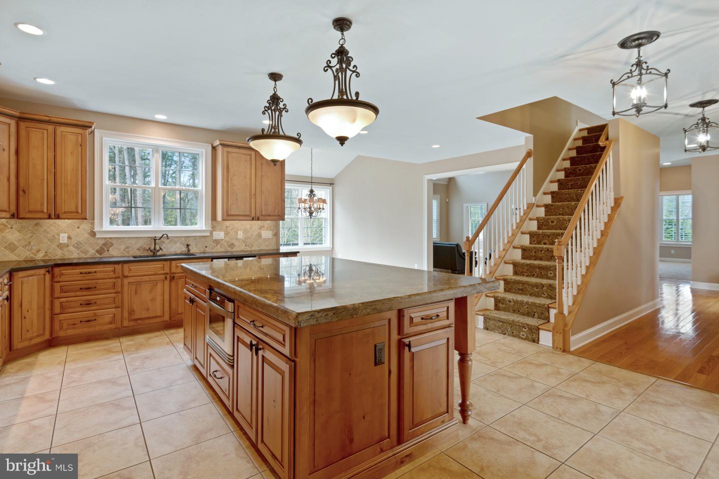 211 Kresson Gibbsboro Road Voorhees, NJ 08043 - Photo 18 of 35 Open kitchen with back staircase.