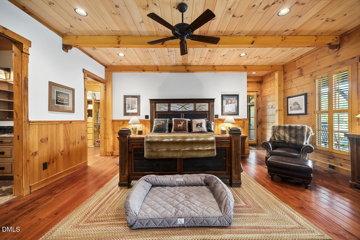 390 Line Creek Farm Road Yanceyville, NC 27379 - Photo 38 of 102 a living room with furniture and a large window