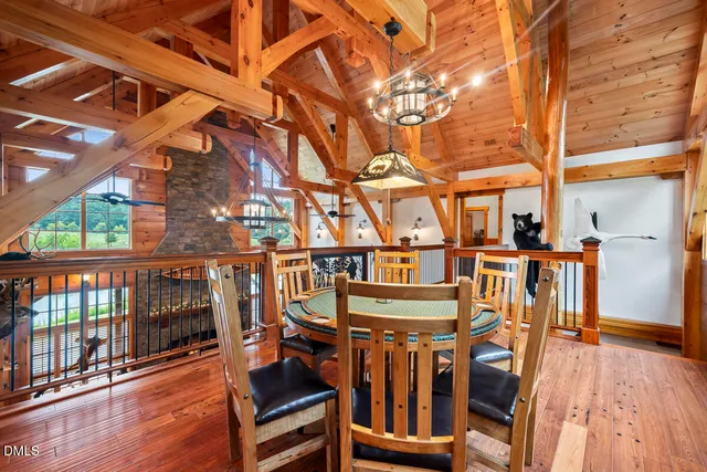 a view of a backyard with a garden