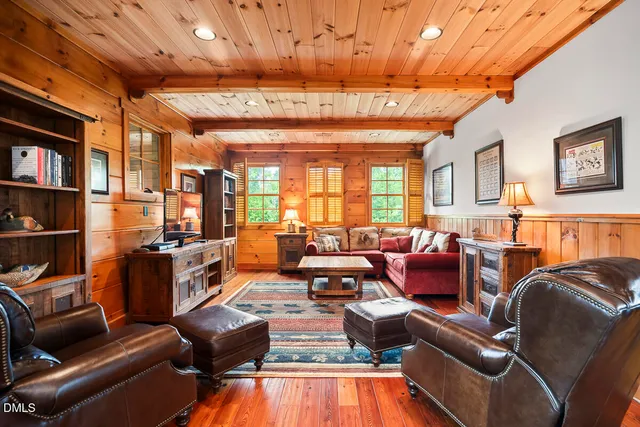 a view of a tree with a yard