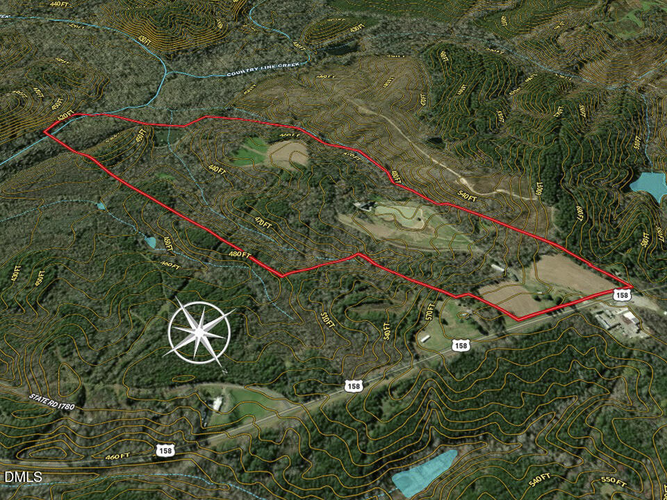 390 Line Creek Farm Road Yanceyville, NC 27379 - Photo 77 of 102 an aerial view of a sign board