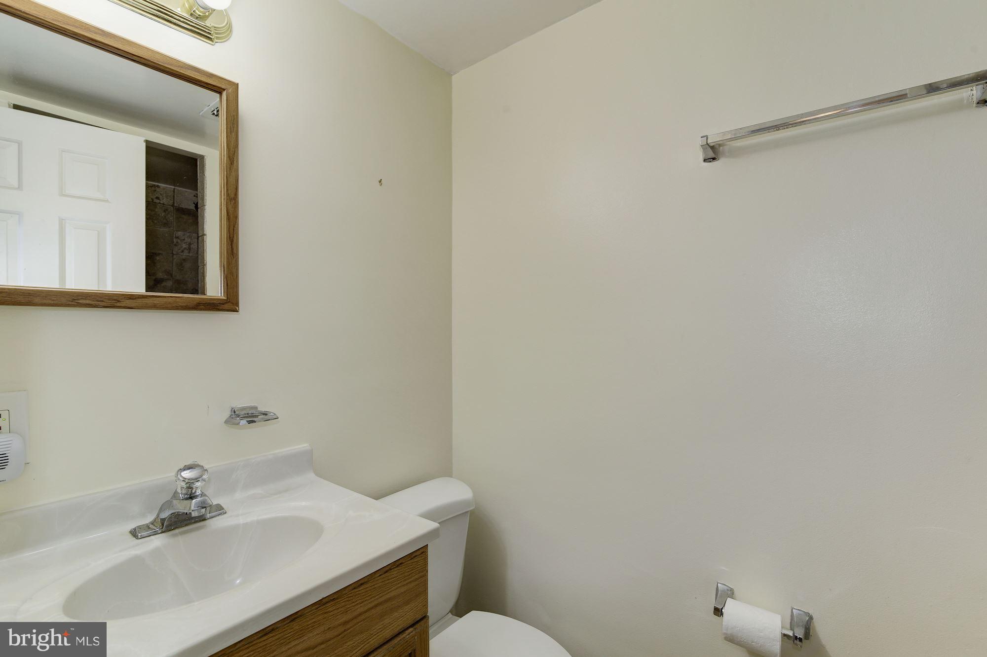 4200 River Road Northwest Washington, DC 20016 - Photo 20 of 30 a bathroom with a sink toilet and mirror