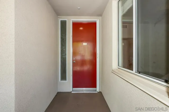 a view of front door