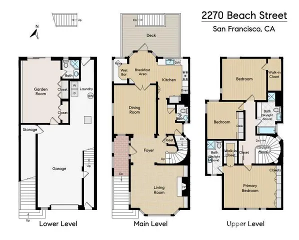 $3,995,000 | 2270 Beach Street, San Francisco, CA 94123