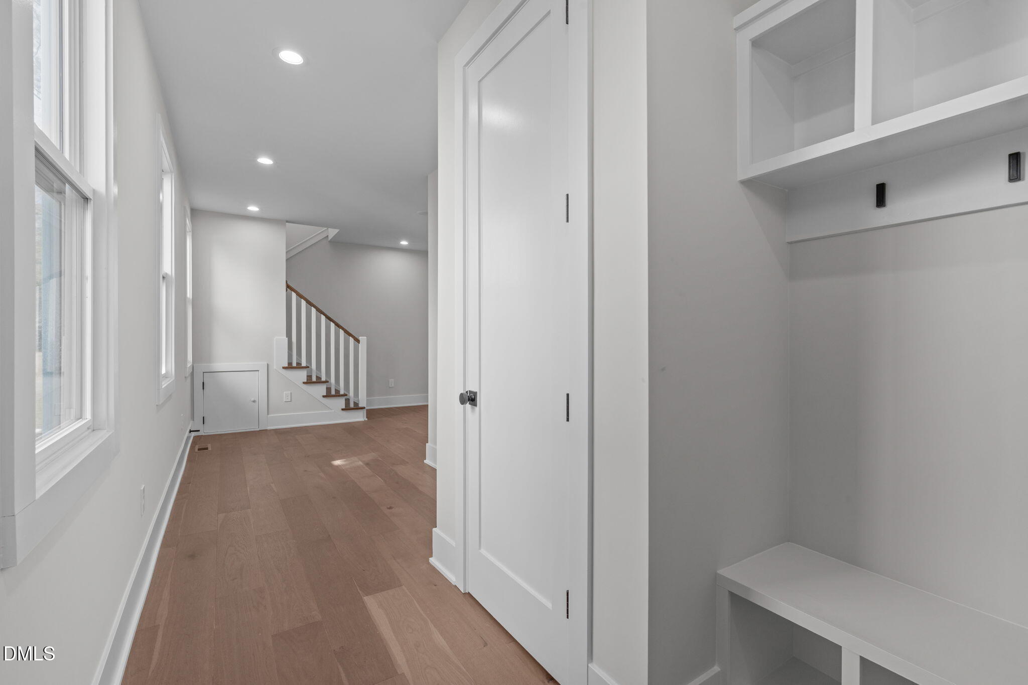639 Conover Road, Unit A Durham, NC 27703 - Photo 9 of 49 a view of a hallway with white walls