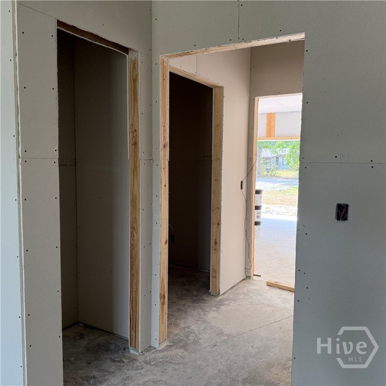 93 Ennis Road Pembroke, GA 31321 - Photo 10 of 36 Hallway & Laundry. UNDER CONSTRUCTION Progress Photos