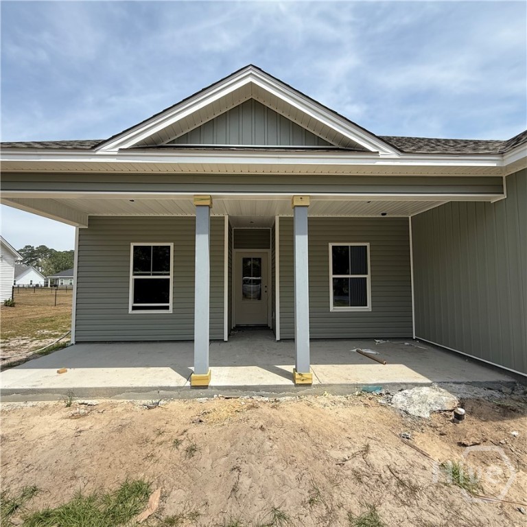 93 Ennis Road Pembroke, GA 31321 - Photo 27 of 36 Covered back Patio. UNDER CONSTRUCTION Progress Photos