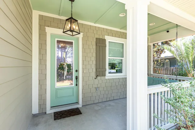 a front view of a house with a porch