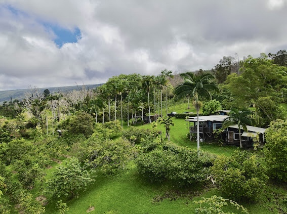 84-539 Telephone Exchange Road Captain Cook, HI 96704 - Photo 22 of 30 a view of a garden with sitting area