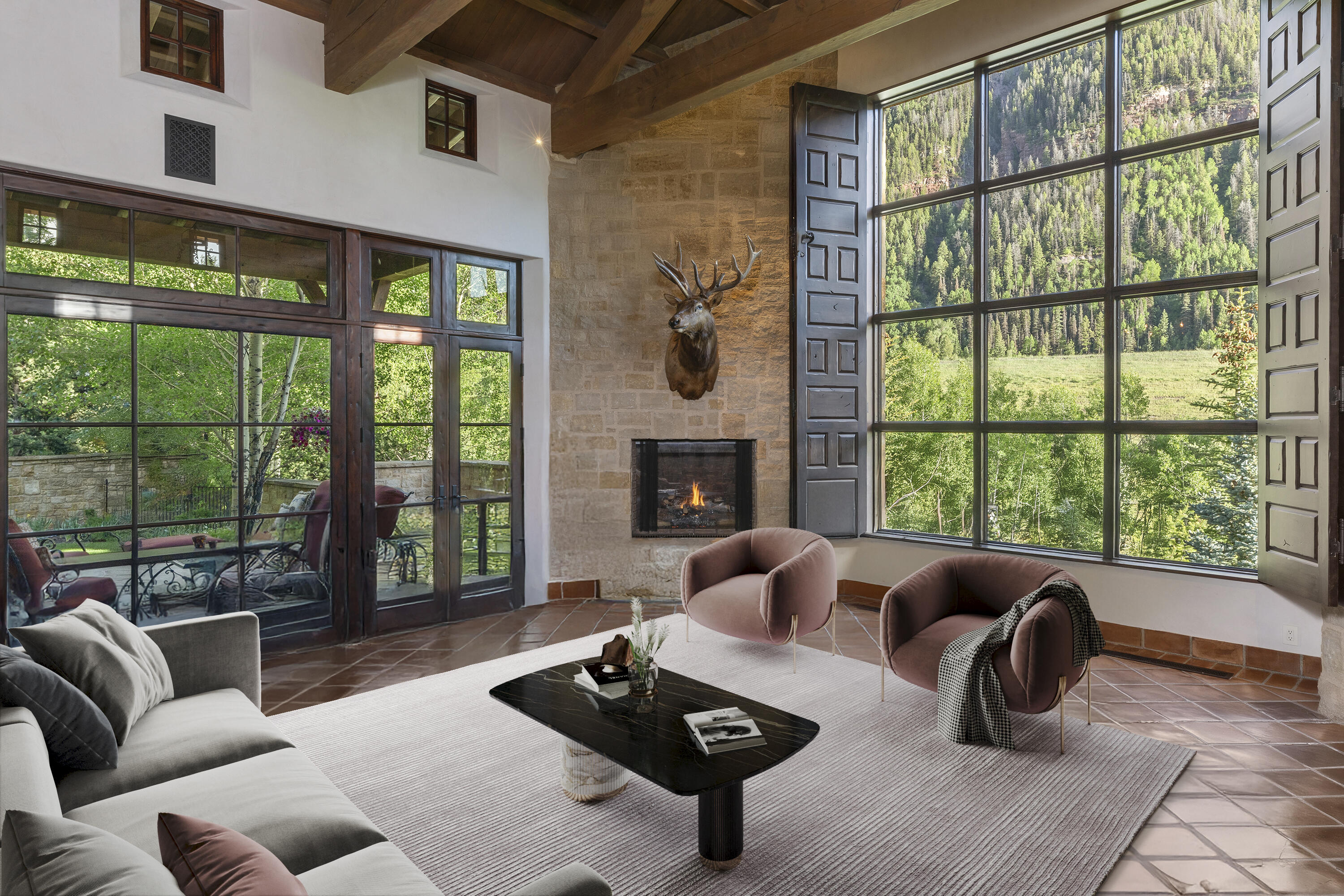 180 Liberty Bell Lane Telluride, CO 81435 - Photo 10 of 57 Great Room - Virtually Staged