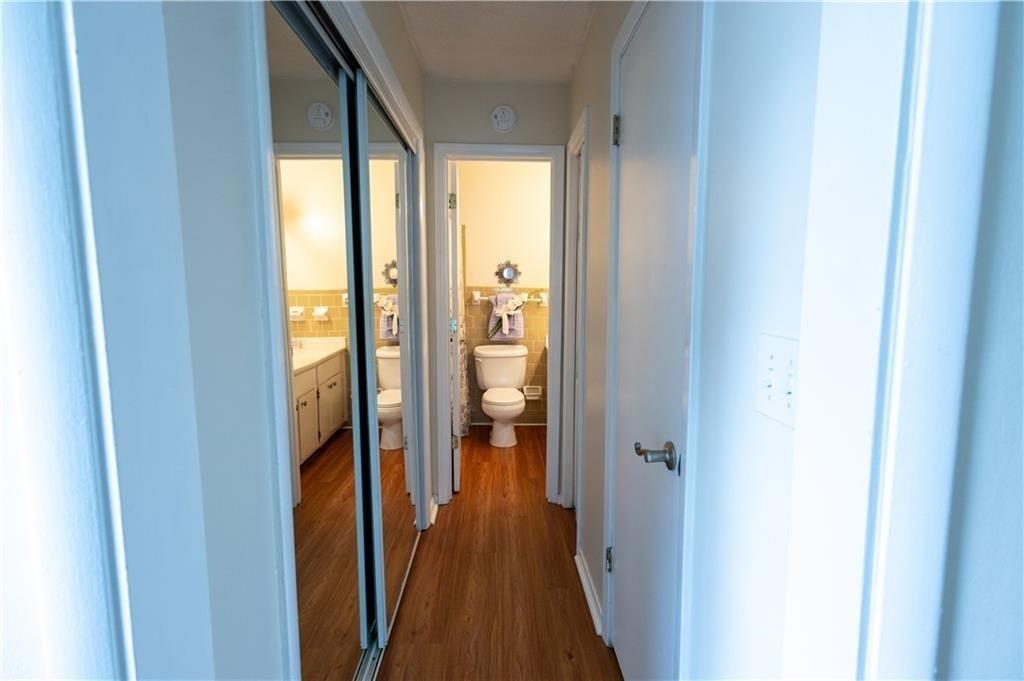 2805 Northeast Expressway, Unit A14 Atlanta, GA 30345 - Photo 11 of 13 a view of a bathroom from a hallway