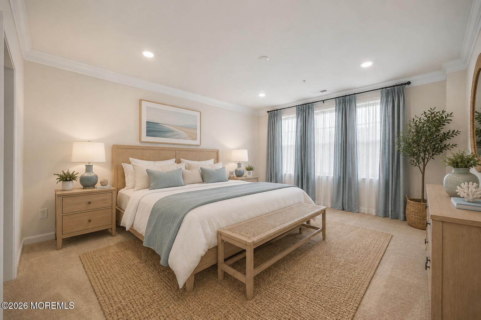 2201 River Road, Unit 4207 Point Pleasant, NJ 08742 - Photo 10 of 34 a spacious bedroom with a bed and a window