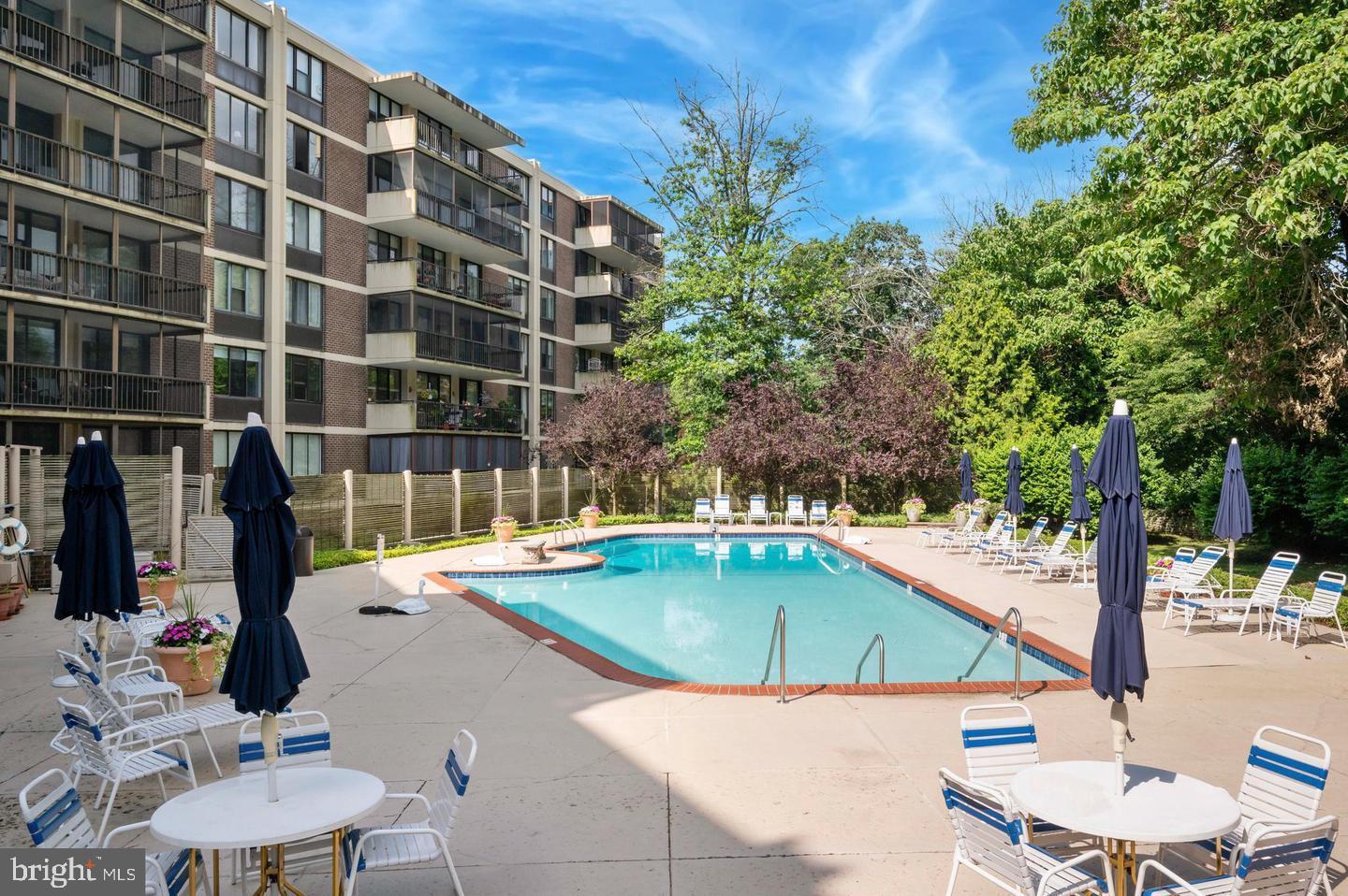 8302 Old York Road, Unit B42 Elkins Park, PA 19027 - Photo 2 of 42 a view of a patio with swimming pool