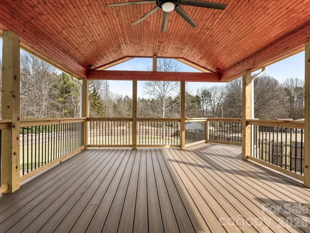 a view of deck with wooden floor and outdoor space