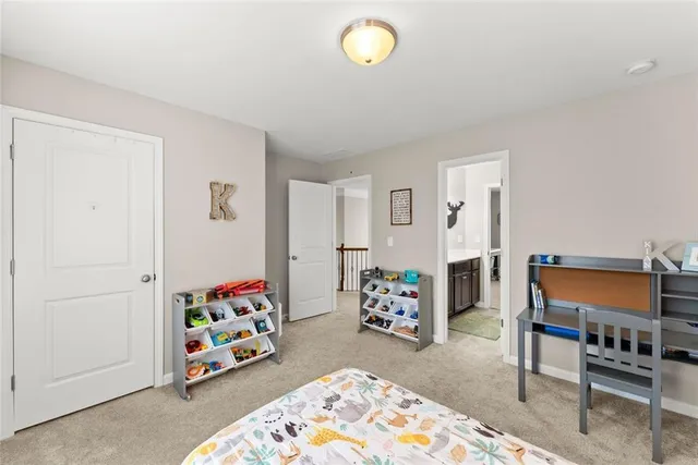 a living room with furniture and window