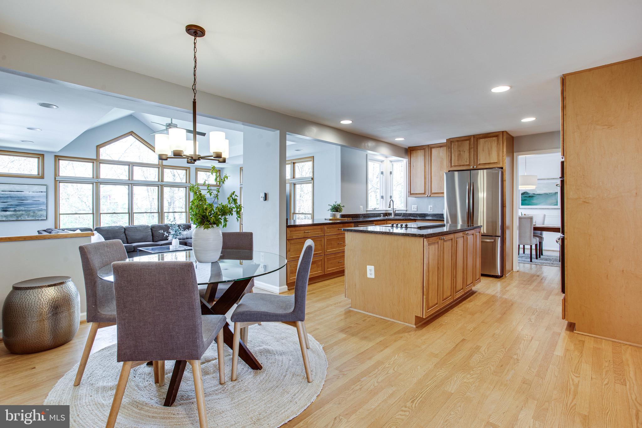 2714 Glencroft Road Vienna, VA 22181 - Photo 3 of 45 Open Concept Kitchen, Dining & Great Room