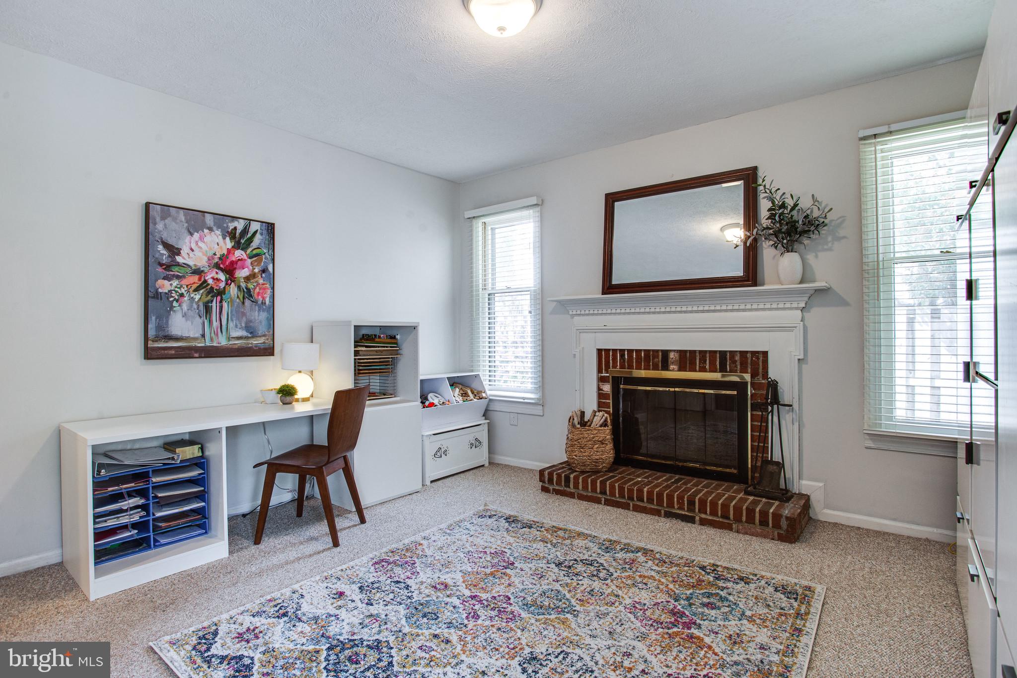 2714 Glencroft Road Vienna, VA 22181 - Photo 22 of 45 Den with Wood Burning Fireplace