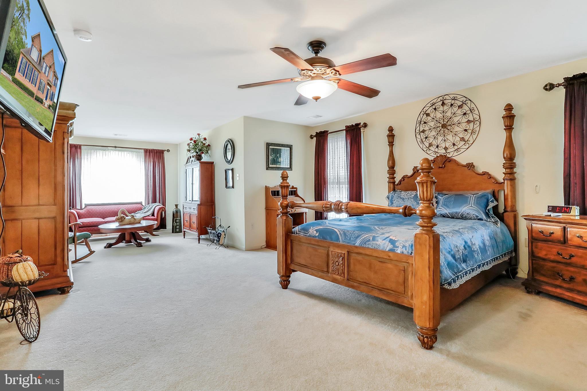 9404 Stottlemeyer Road Boonsboro, MD 21713 - Photo 39 of 81 Master Bedroom - 4th Bed; Oversized & Bright!