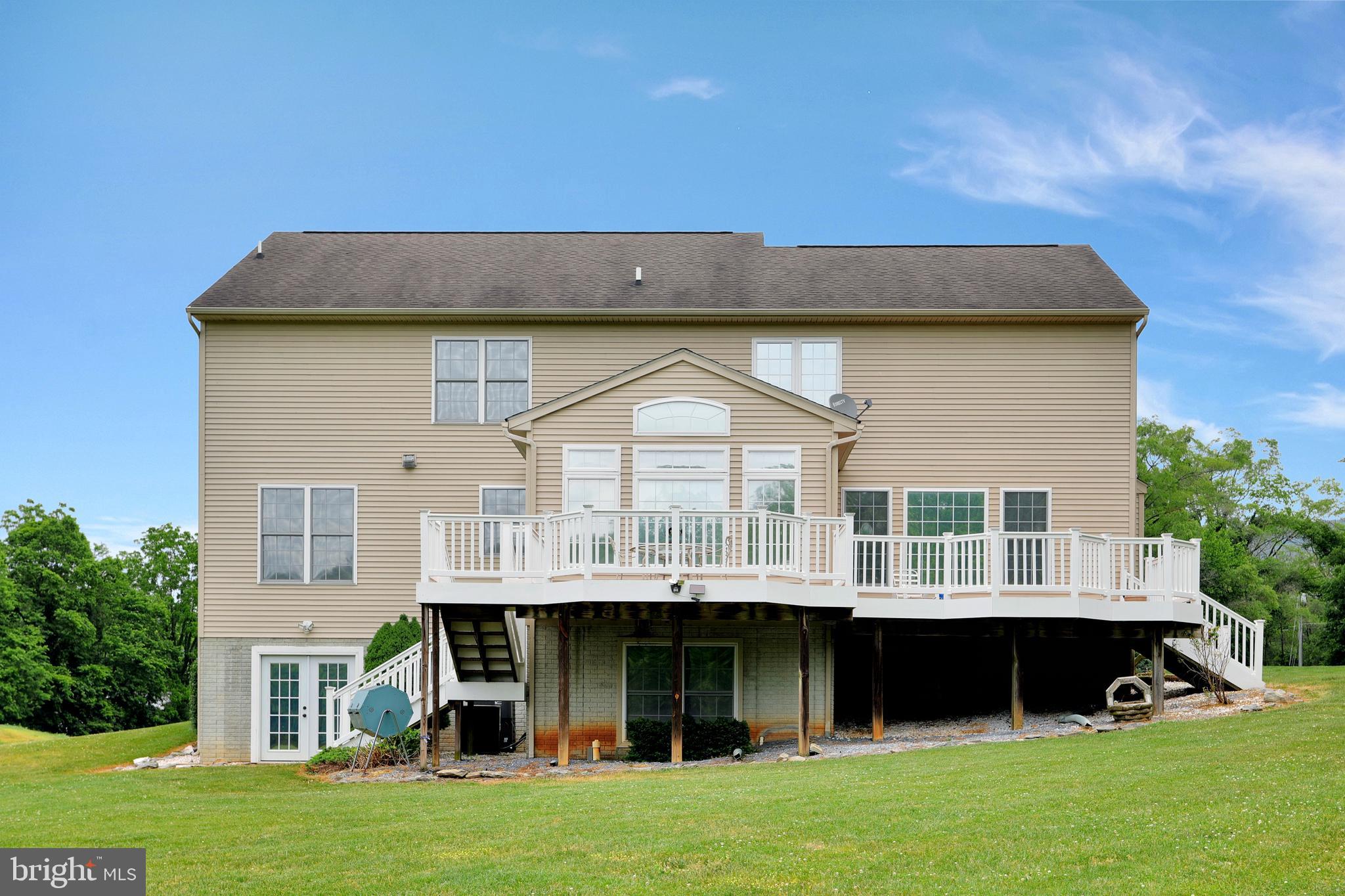 9404 Stottlemeyer Road Boonsboro, MD 21713 - Photo 60 of 81 Rear; Sun / Breakfast Porch - Spacious Deck!