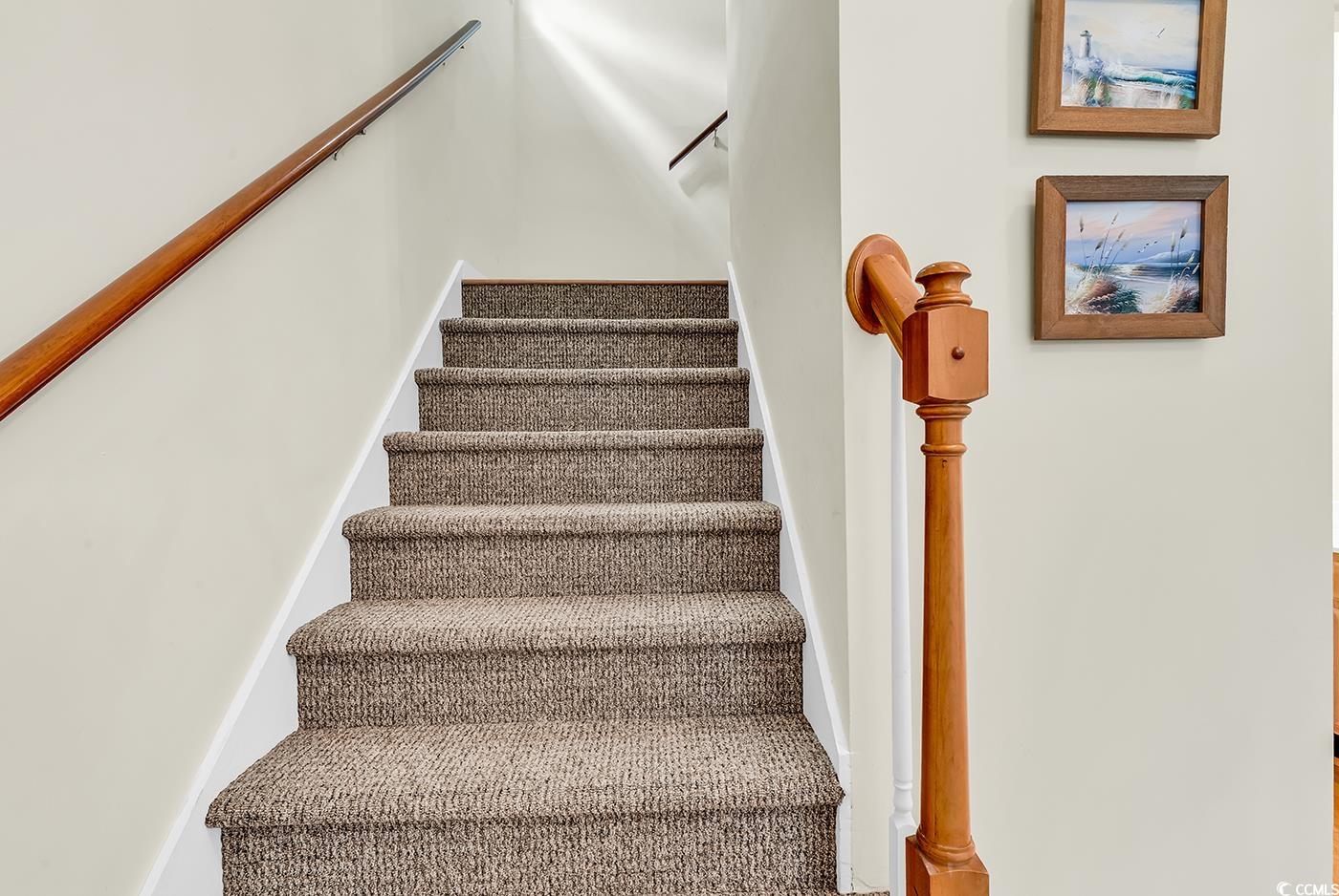17 South Oak Drive Surfside Beach, SC 29575 - Photo 17 of 38 View of stairs