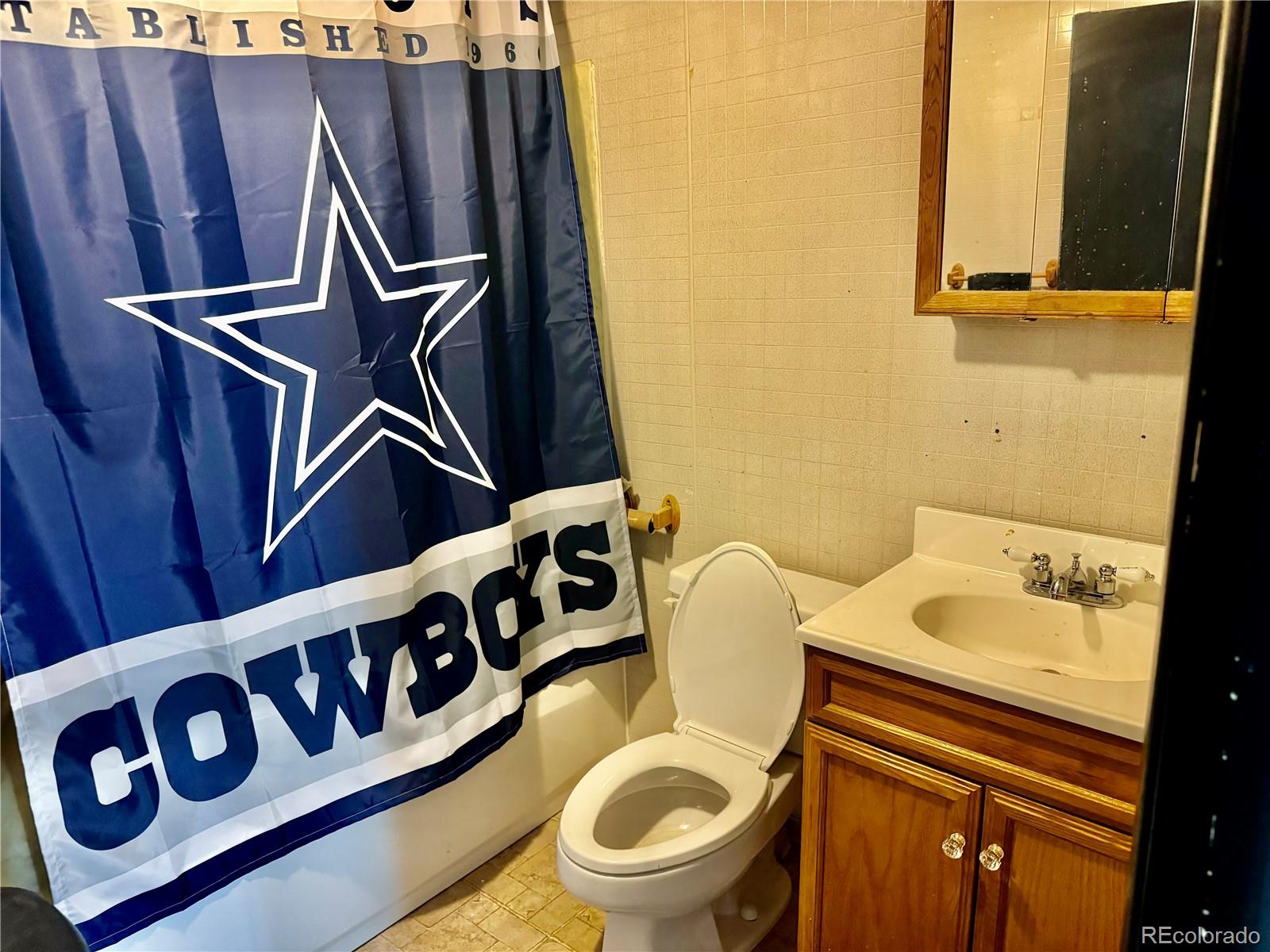 1254 South Reed Street, Unit 1 Lakewood, CO 80232 - Photo 16 of 19 a bathroom with a toilet and a sink