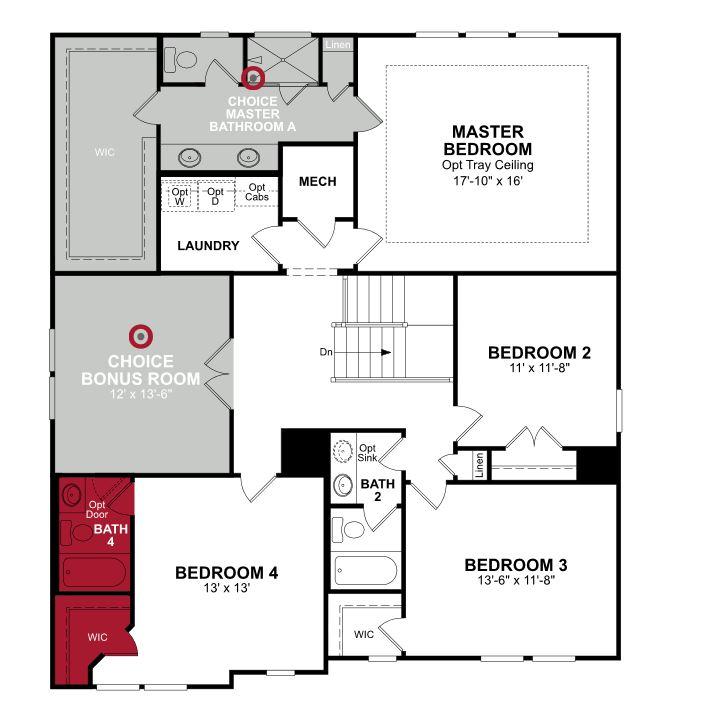 1222 Gannett Road Mount Pleasant, SC 29464 - Photo 22 of 25 2nd floor layout