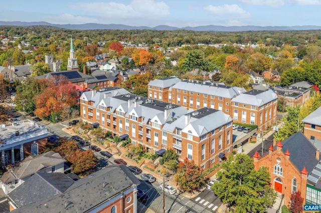 a view of a city with an ocean