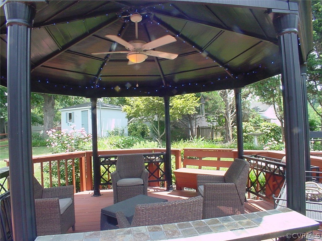2103 Manlyn Road Henrico, VA 23229 - Photo 29 of 37 Gazebo has built in bar area
