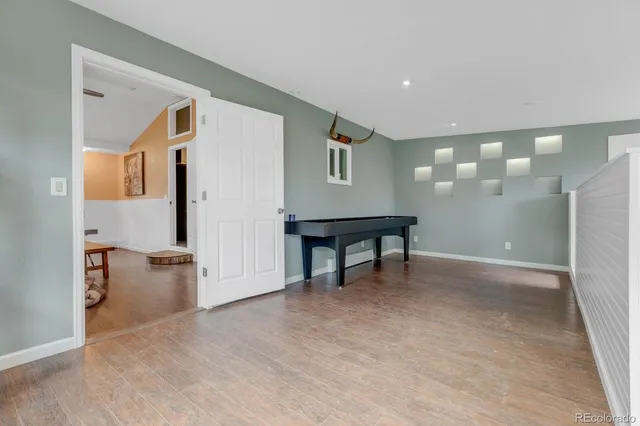 a view of empty room