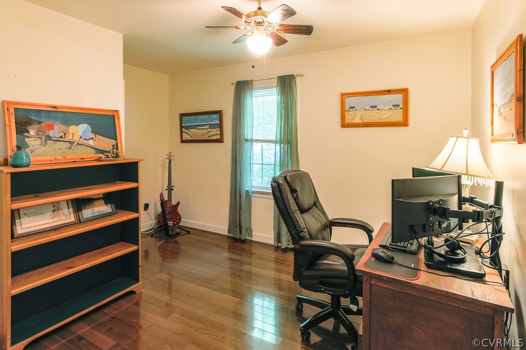 13625 Queensgate Road Midlothian, VA 23114 - Photo 23 of 35 a view of a workspace with furniture and a window