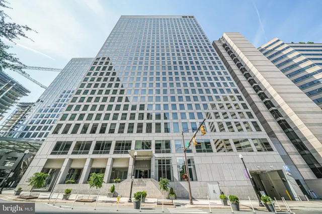 a front view of a building