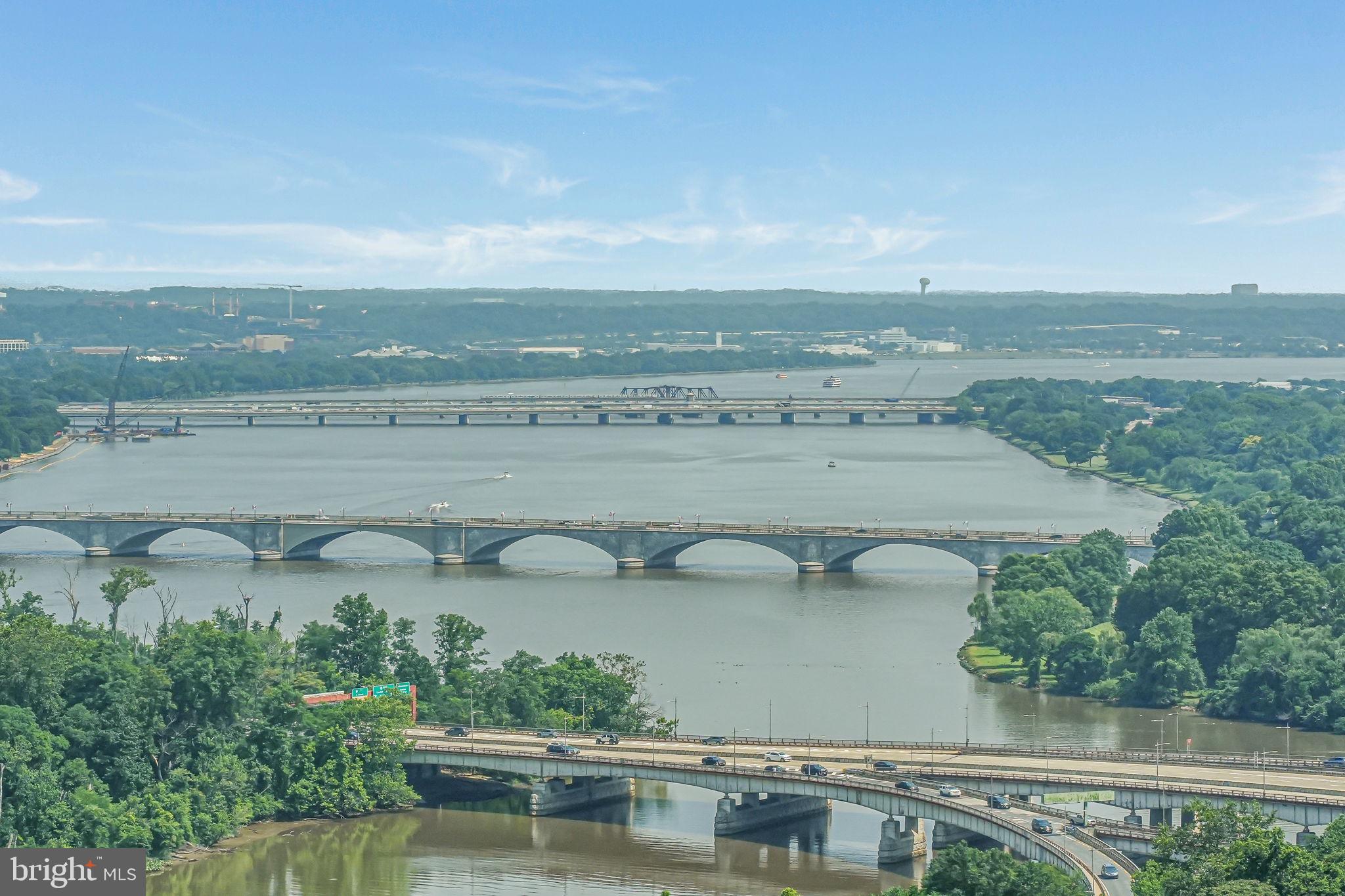 1111 19th Street North, Unit 2703 Arlington, VA 22209 - Photo 44 of 52 aerial view of a house with a lake view