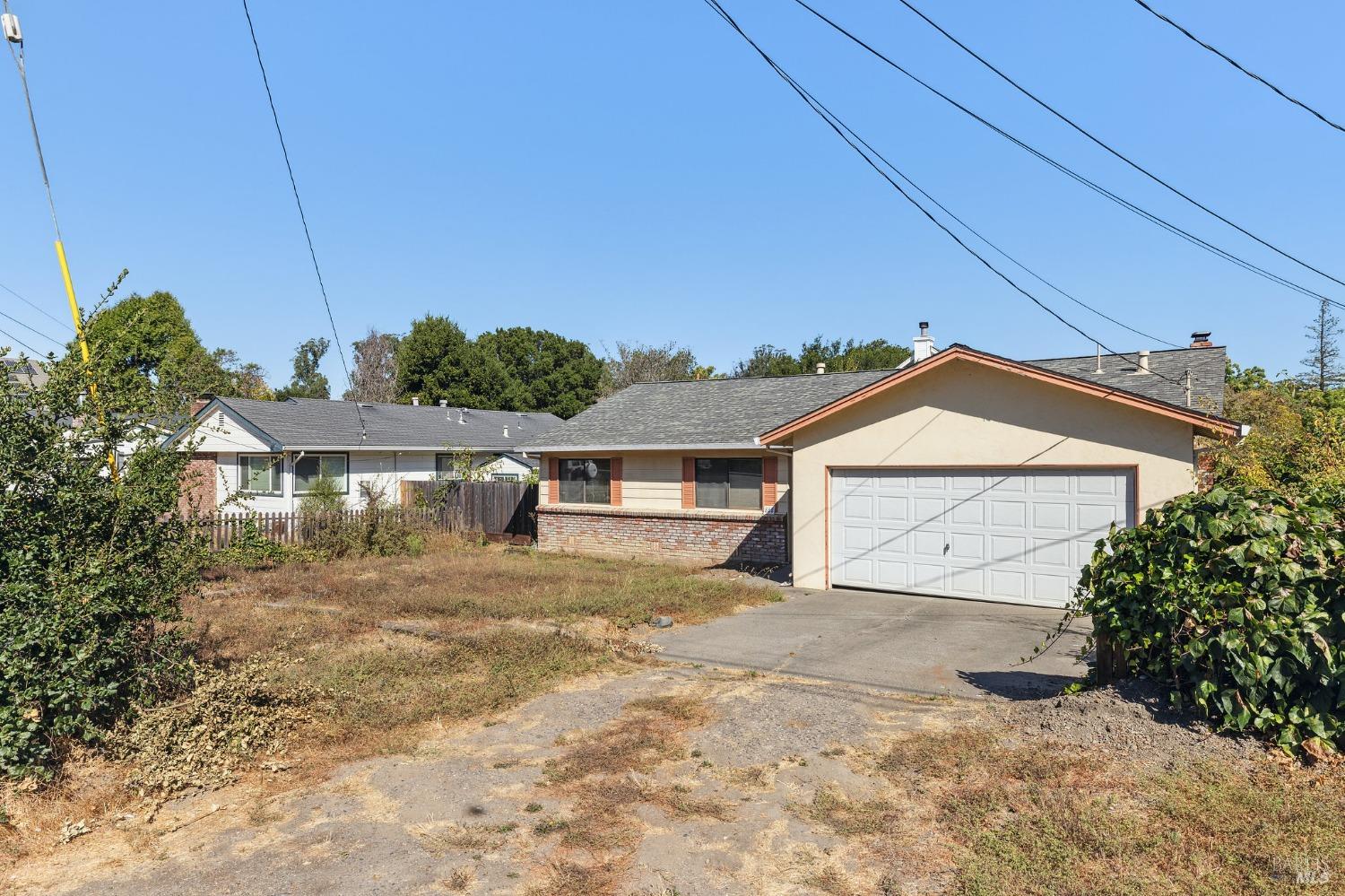 858 Cherry Street Petaluma, CA 94952 - Photo 1 of 1 a view of a house with a yard