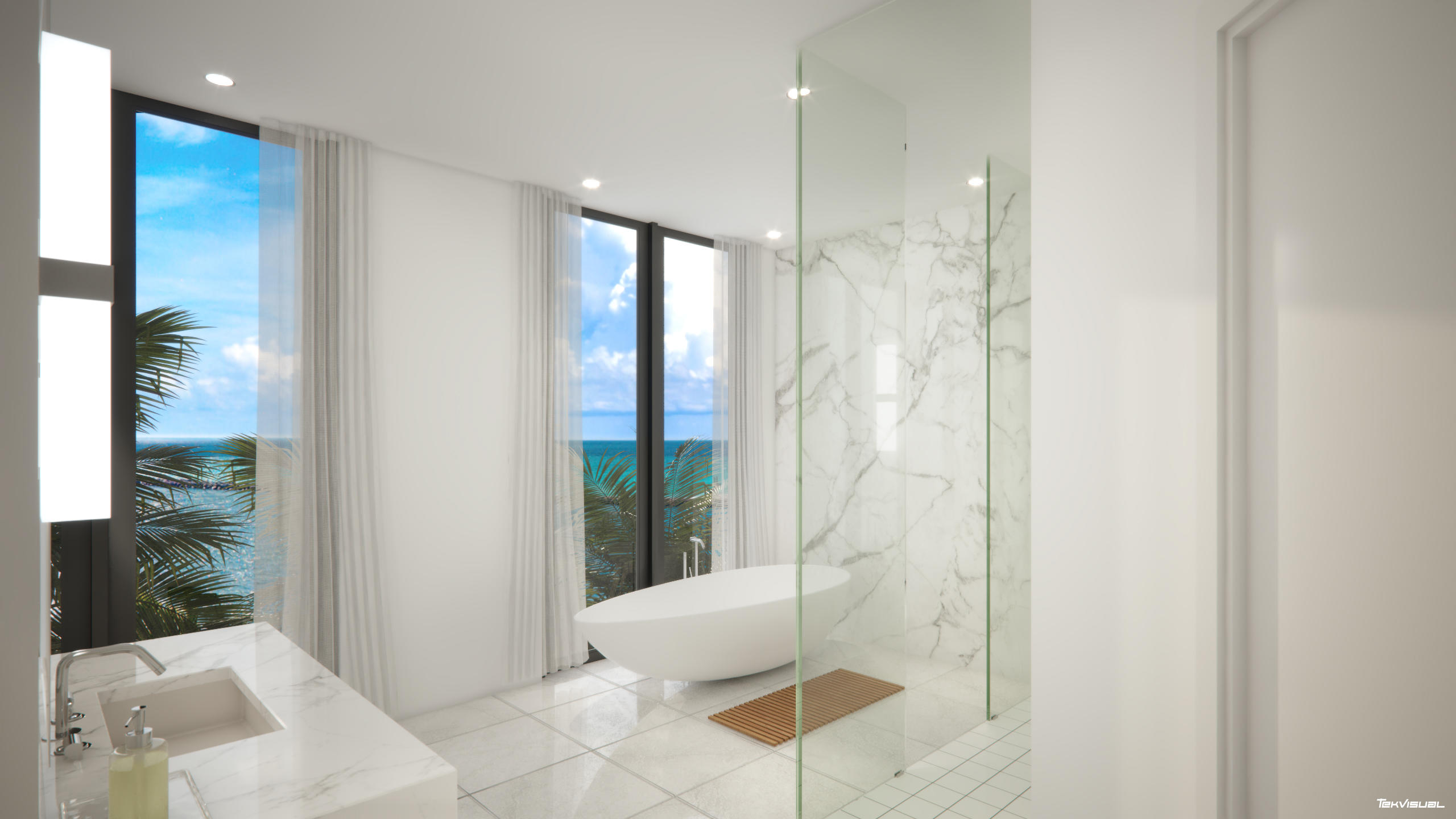 206 Inlet Way, Unit PH Palm Beach Shores, FL 33404 - Photo 8 of 10 ICON PH MASTER BATHROOM