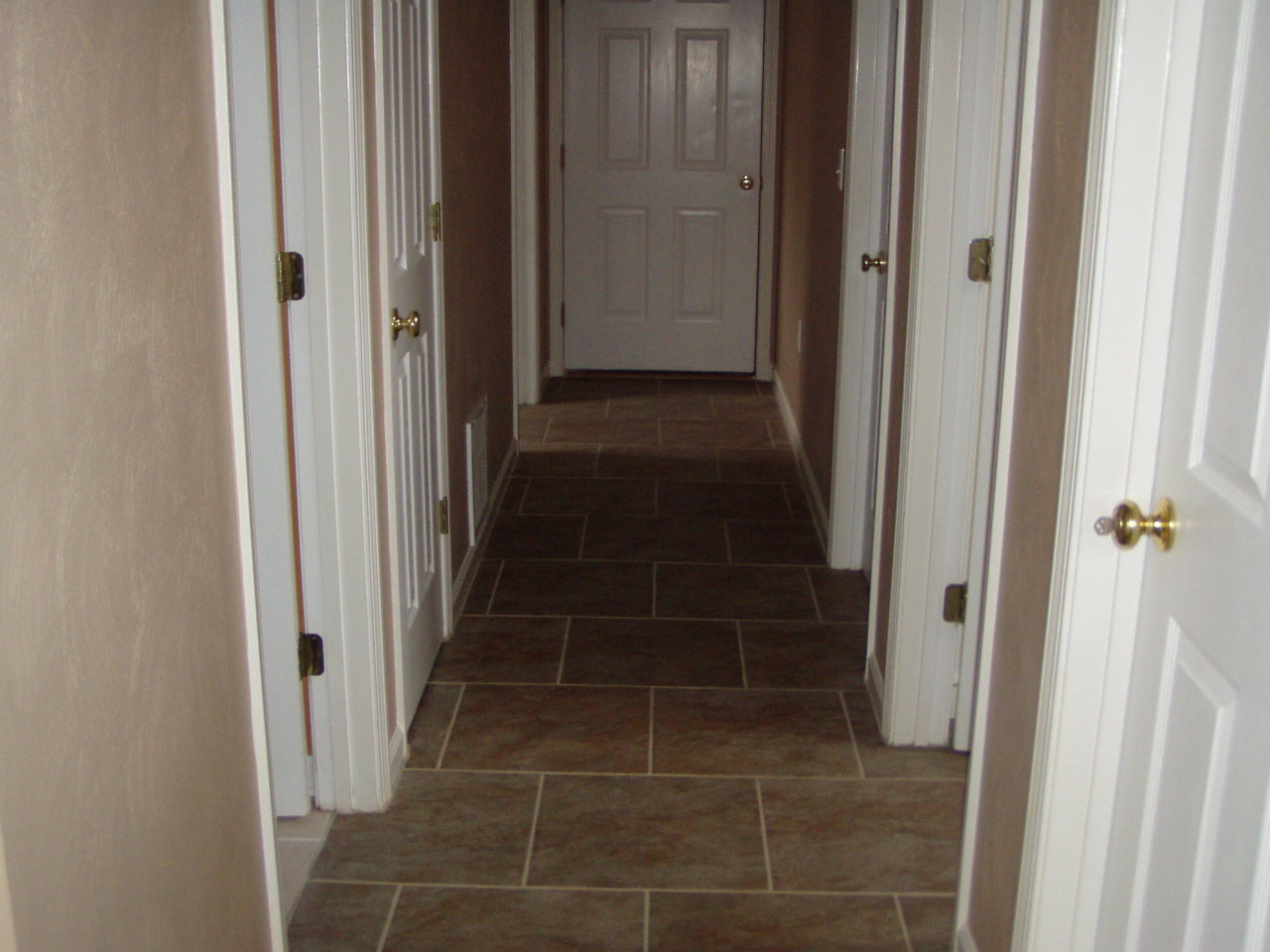 705 North Mill Road Salem, VA 24153 - Photo 24 of 35 Tiled Lower Level Hallway