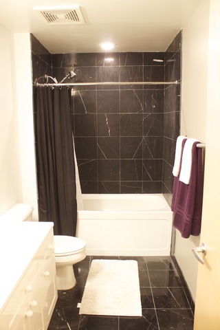 1201 West Adams Street, Unit 709 Chicago, IL 60607 - Photo 10 of 16 a bathroom with a toilet and a shower