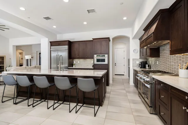 a bathroom with a bathtub and a sink