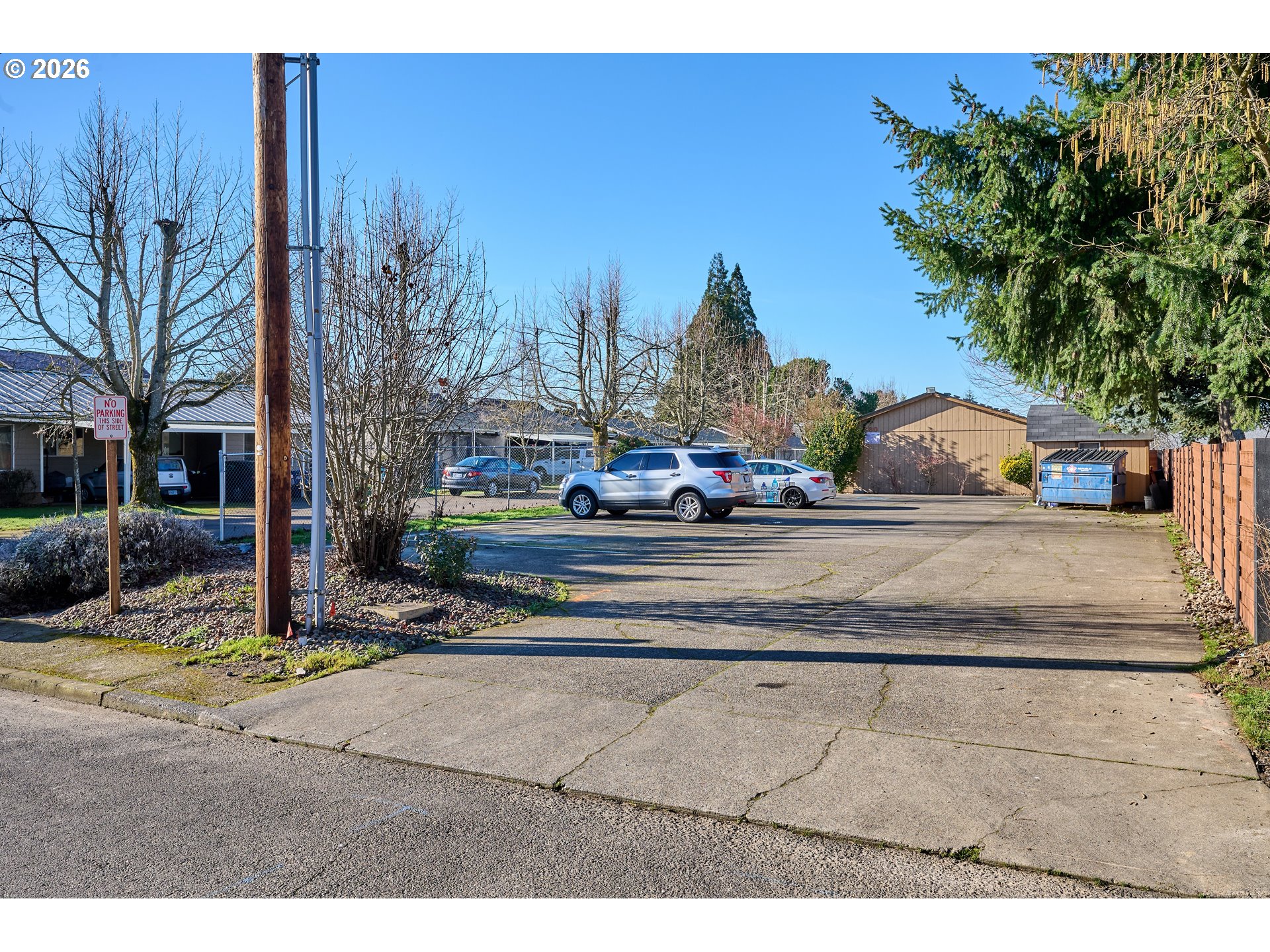 880 North Pershing Street Mount Angel, OR 97362 - Photo 28 of 30 a view of street with large trees